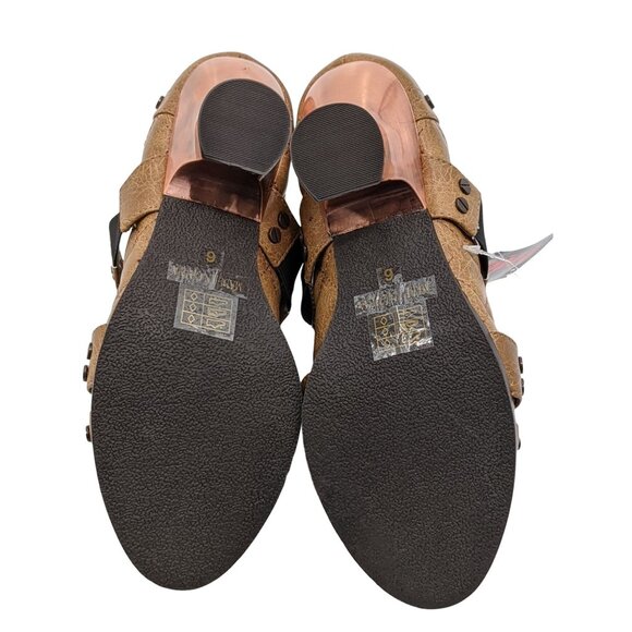 Hades Icon Steampunk Oxford Womens 6 Slip On Low Heel Urban Goth Renaissance - Picture 4 of 8